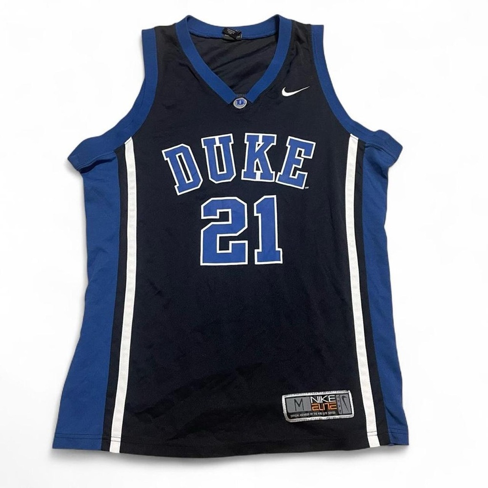 Nike Black, Royal Blue & White Basketball Jersey Panel